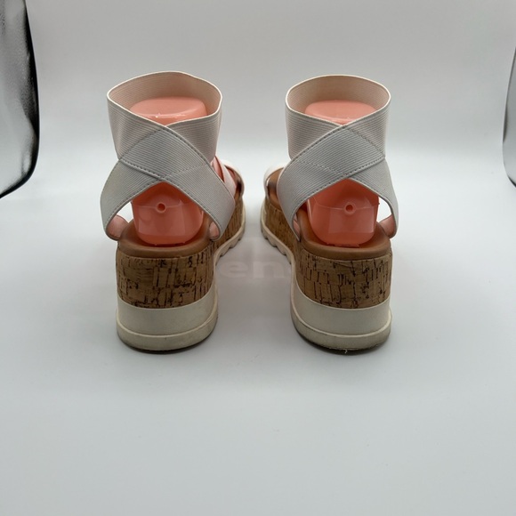 Steve Madden Bandi Platform White Sandals - size 10 - Picture 9 of 13